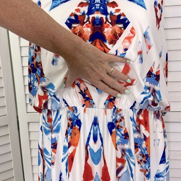 Cato Maxi Dress 22WP 24WP Sleeveless Kaleidoscope Print - Picture 8 of 11